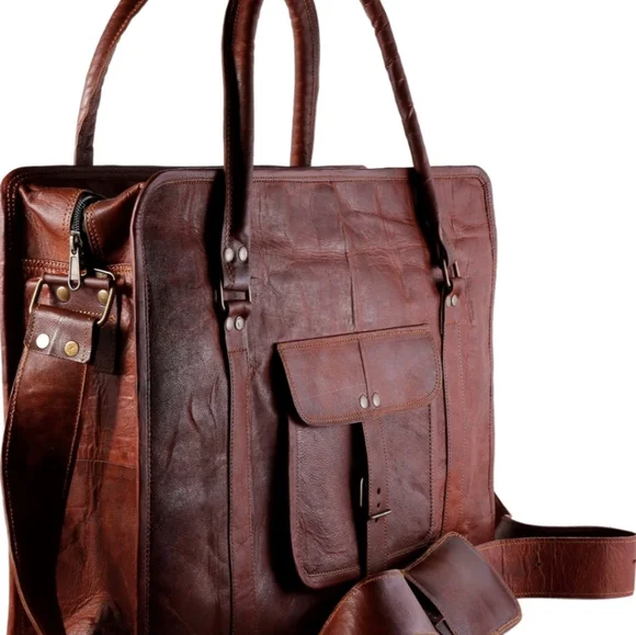 Beautiful leather work bag - Picture 4 of 6